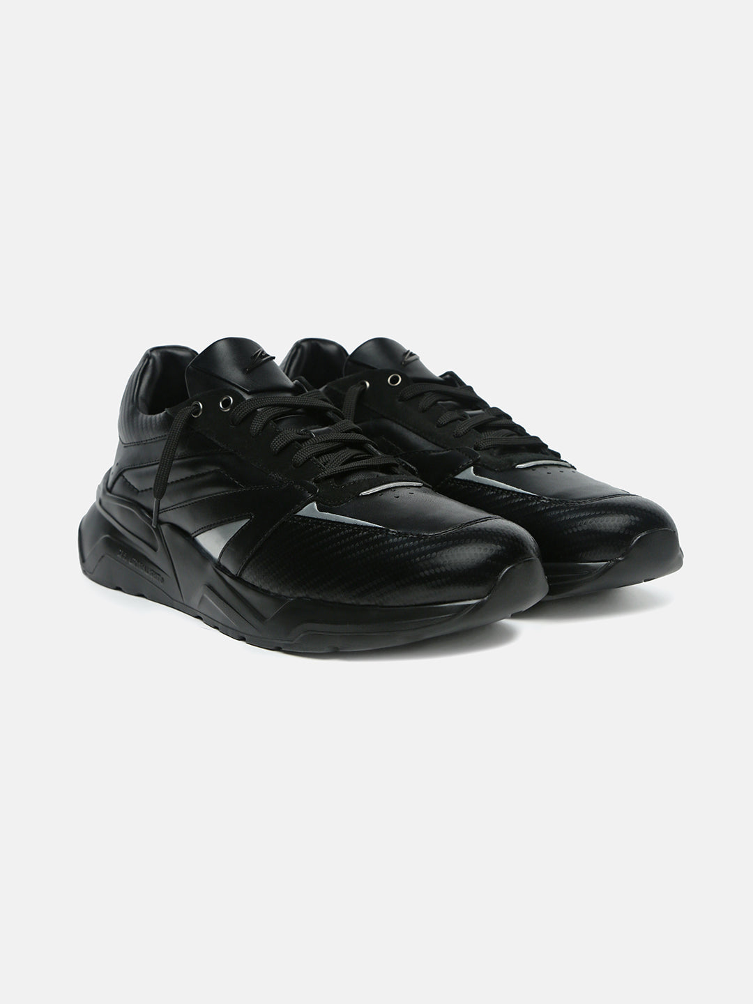 STEALTH RUSH - Carbon-Fiber Leather Racing Sneakers
