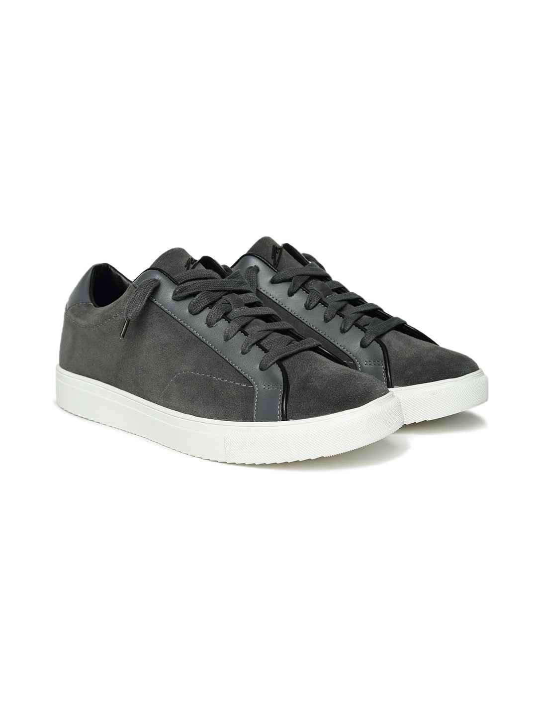 Classic Premium Leather Sneakers - Grey