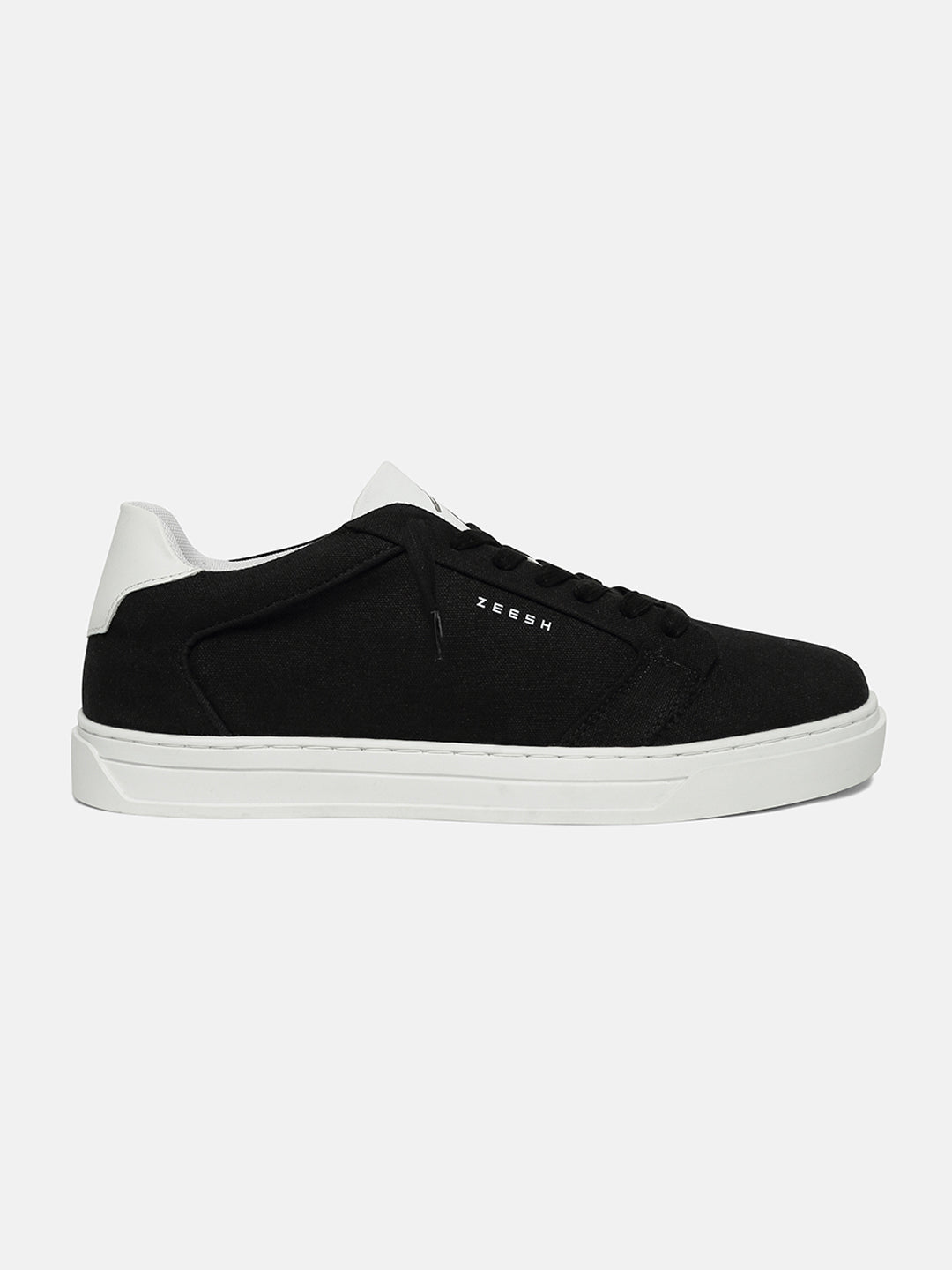 ZEESH Night Stitch sneakers – denim & leather blend, orthopaedic comfort & TPR sole. Crafted for style, strength & all-day wear
