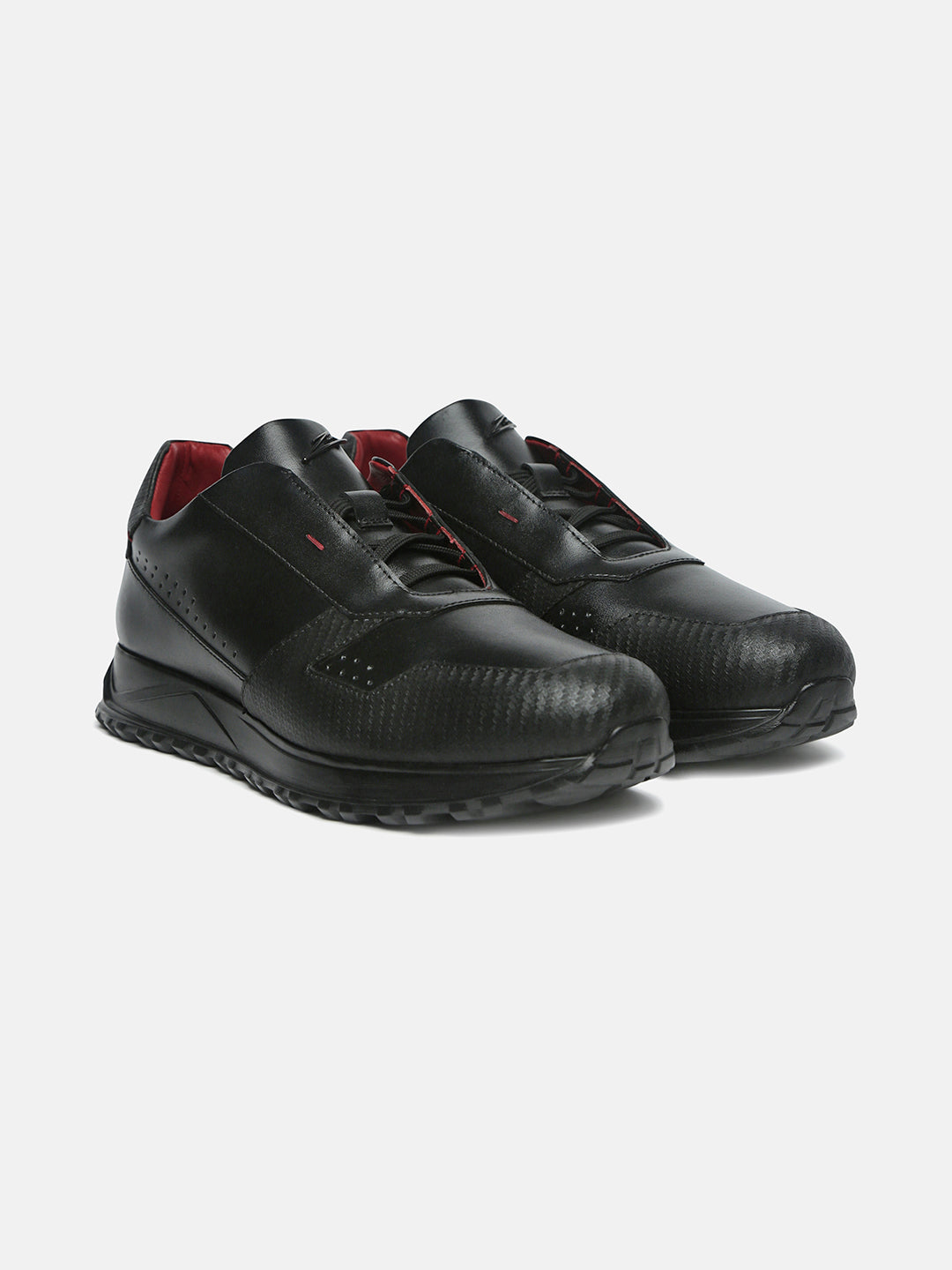 Carbon-Fiber Plated Premium Leather Racing Sneakers