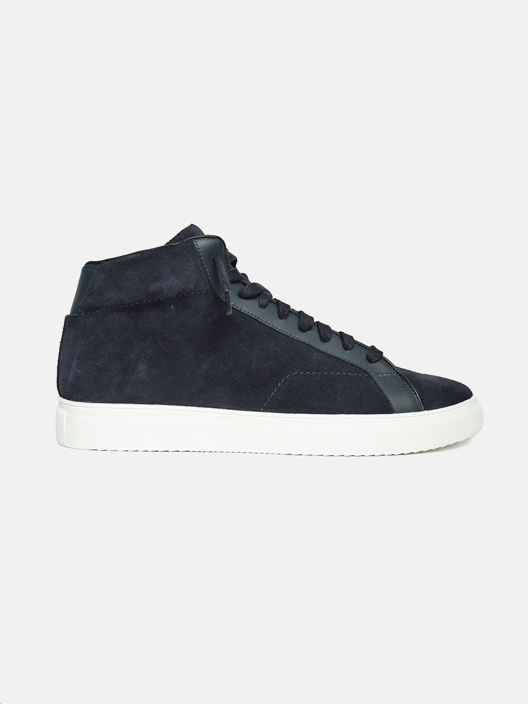 ZH II - NAVY - Navy Mid-Top Suede Sneakers