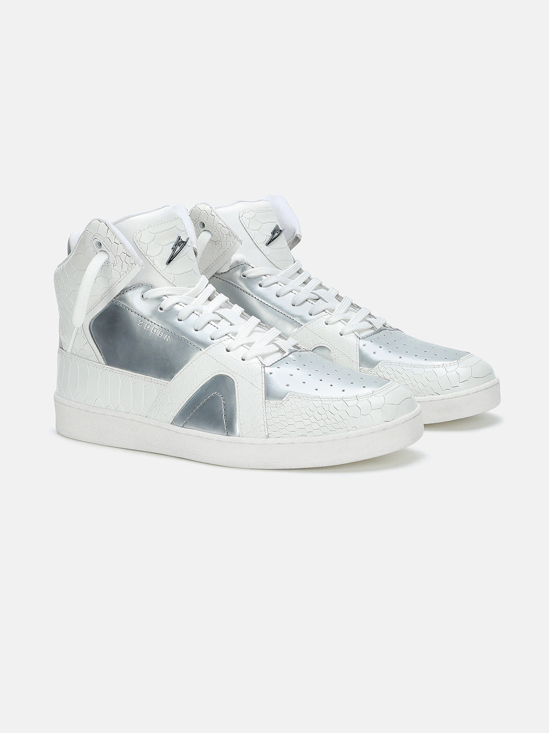 SILVERFANG High Top Premium Leather Sneakers