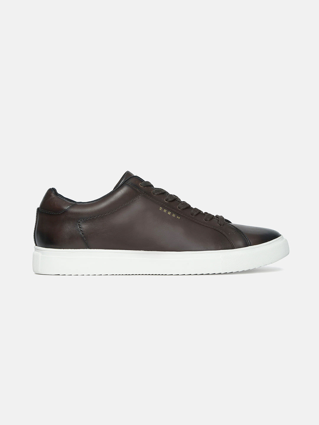 MOCHA Classic Brown Leather Sneakers