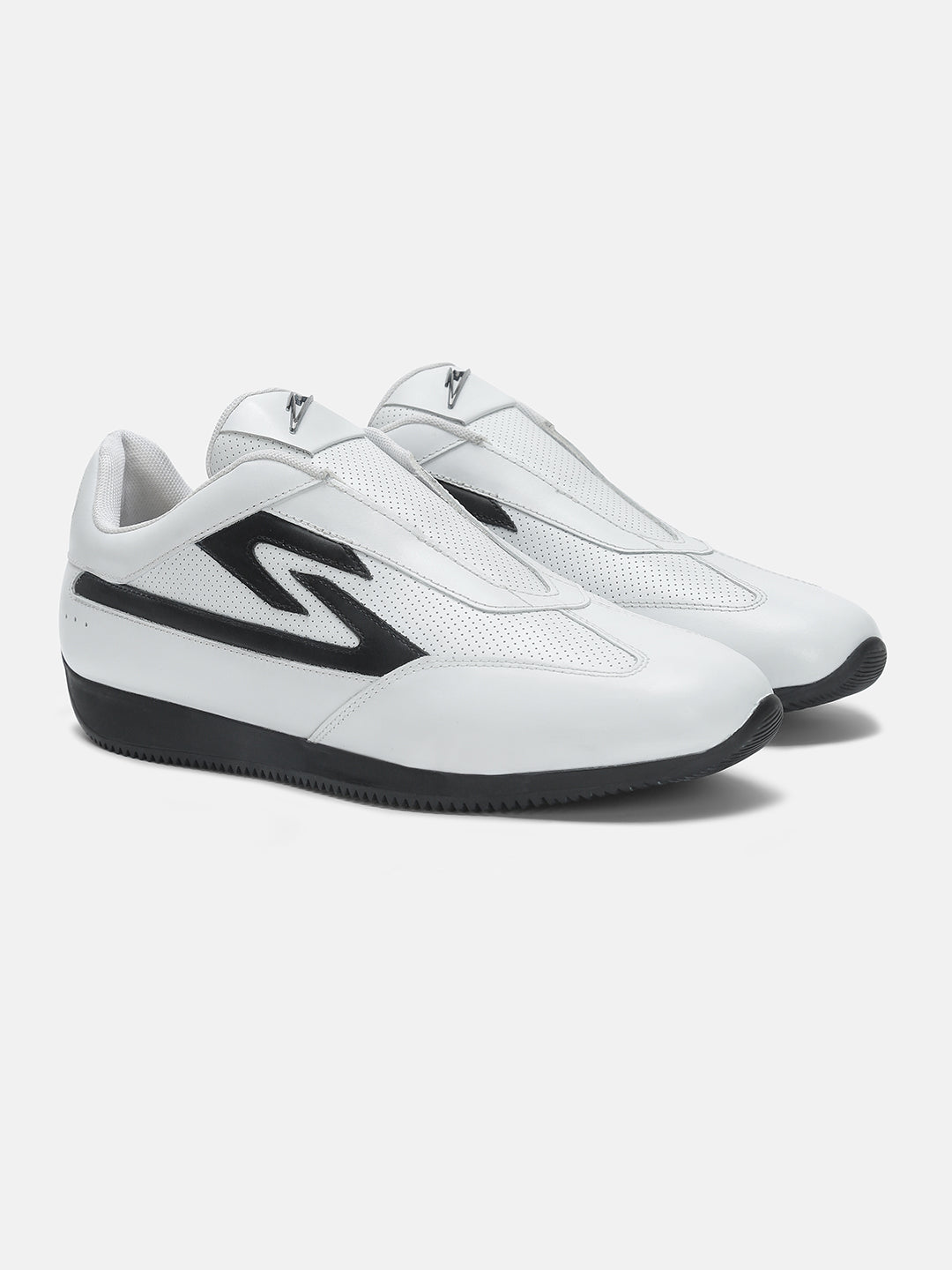 Monza Nitro Premium Leather Sneakers White