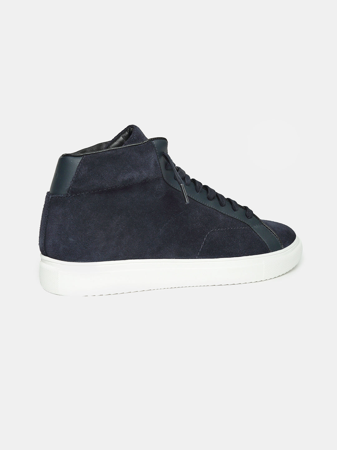 ZH II - NAVY - Navy Mid-Top Suede Sneakers