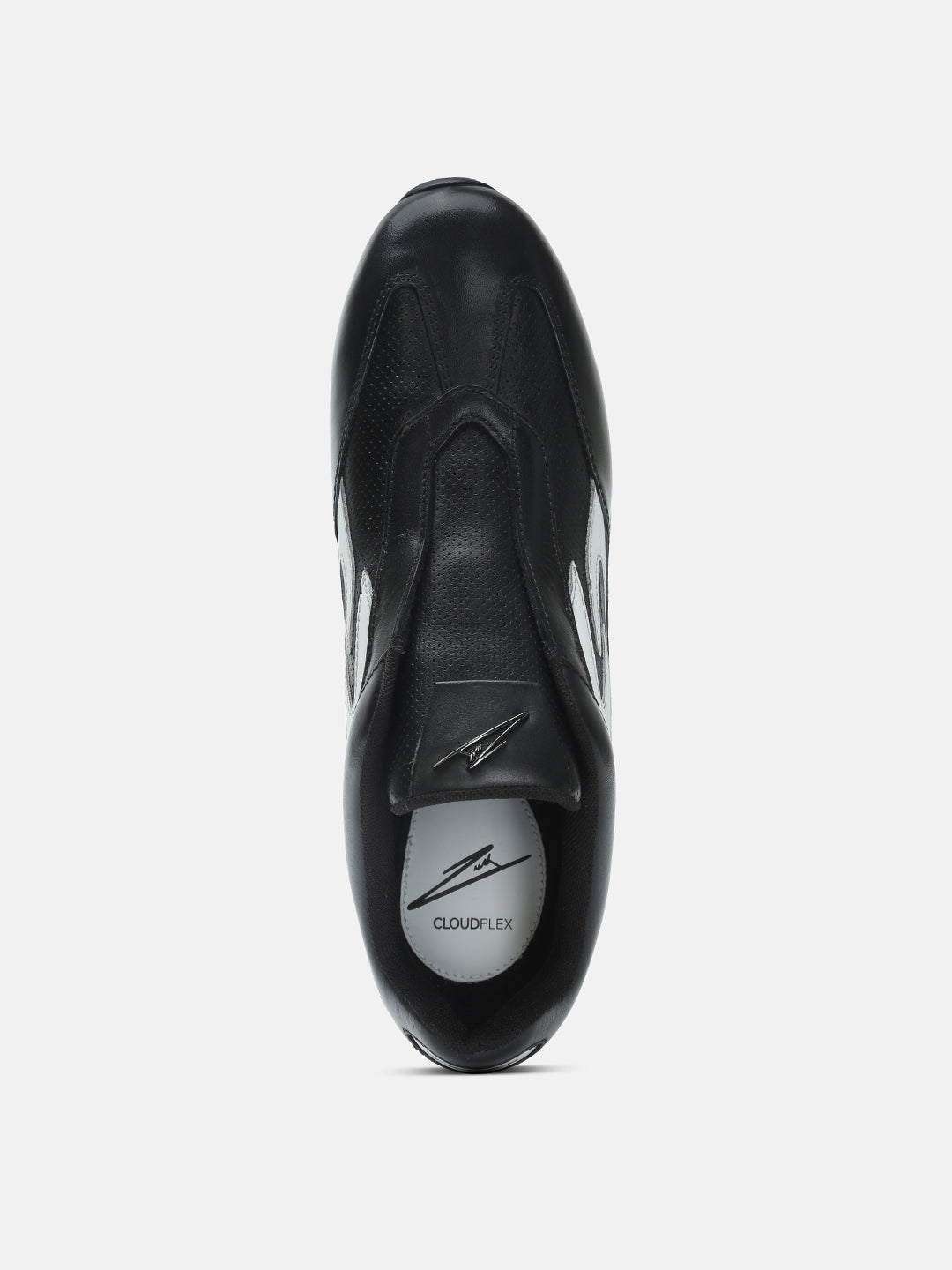 Monza Nero Premium Leather Sneakers Black