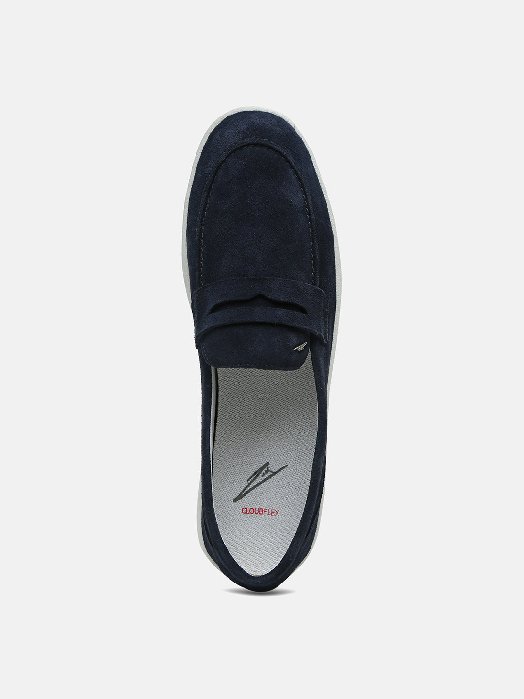 INDIGO - Navy Suede Casual Loafers