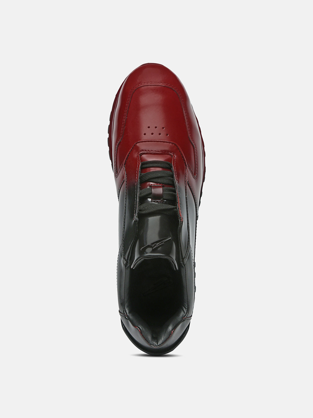 SPIRIT OF THE EARTH - Black & Red Two-Tone Sneakers