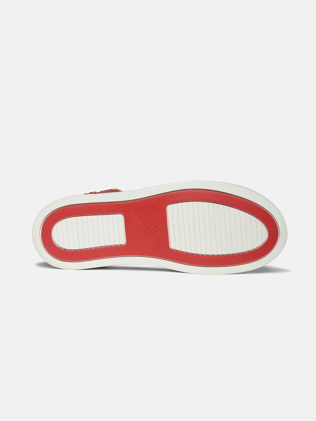 ZH I - RED - Red High-Top Leather Sneakers