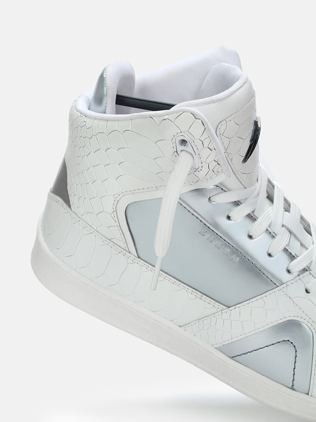 SILVERFANG High Top Premium Leather Sneakers