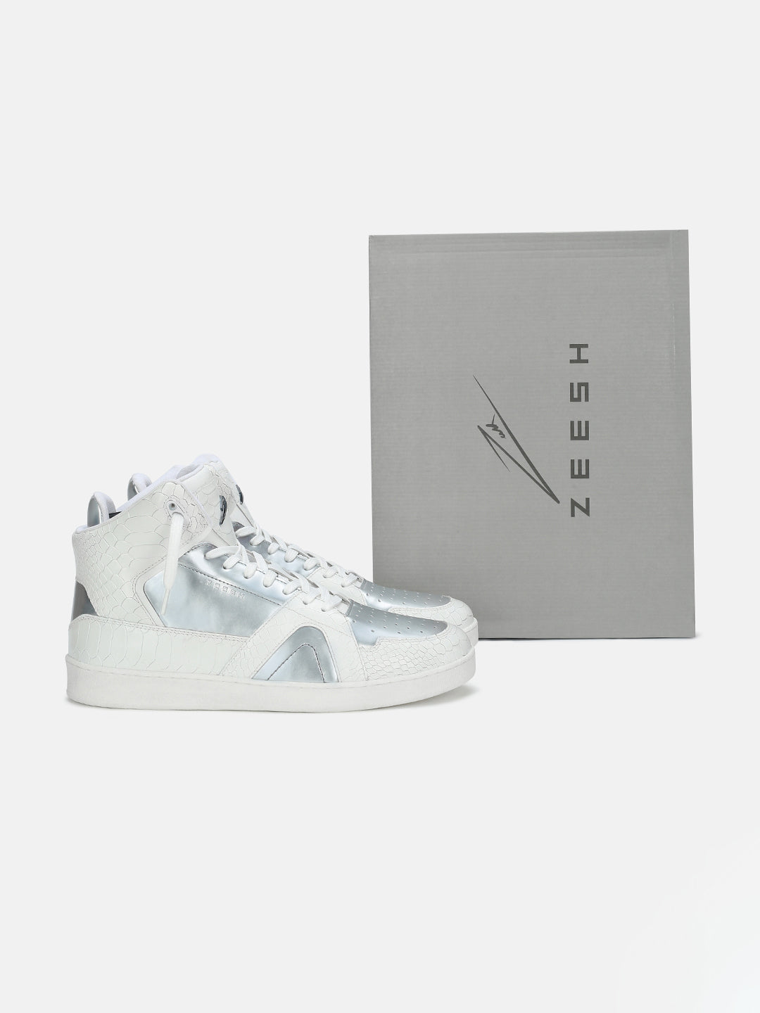 SILVERFANG High Top Premium Leather Sneakers