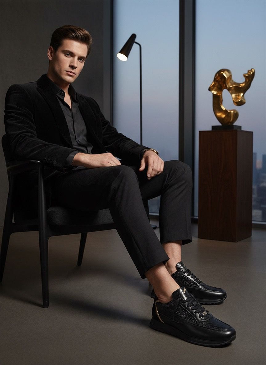 BANE X Premium Leather Sneakers