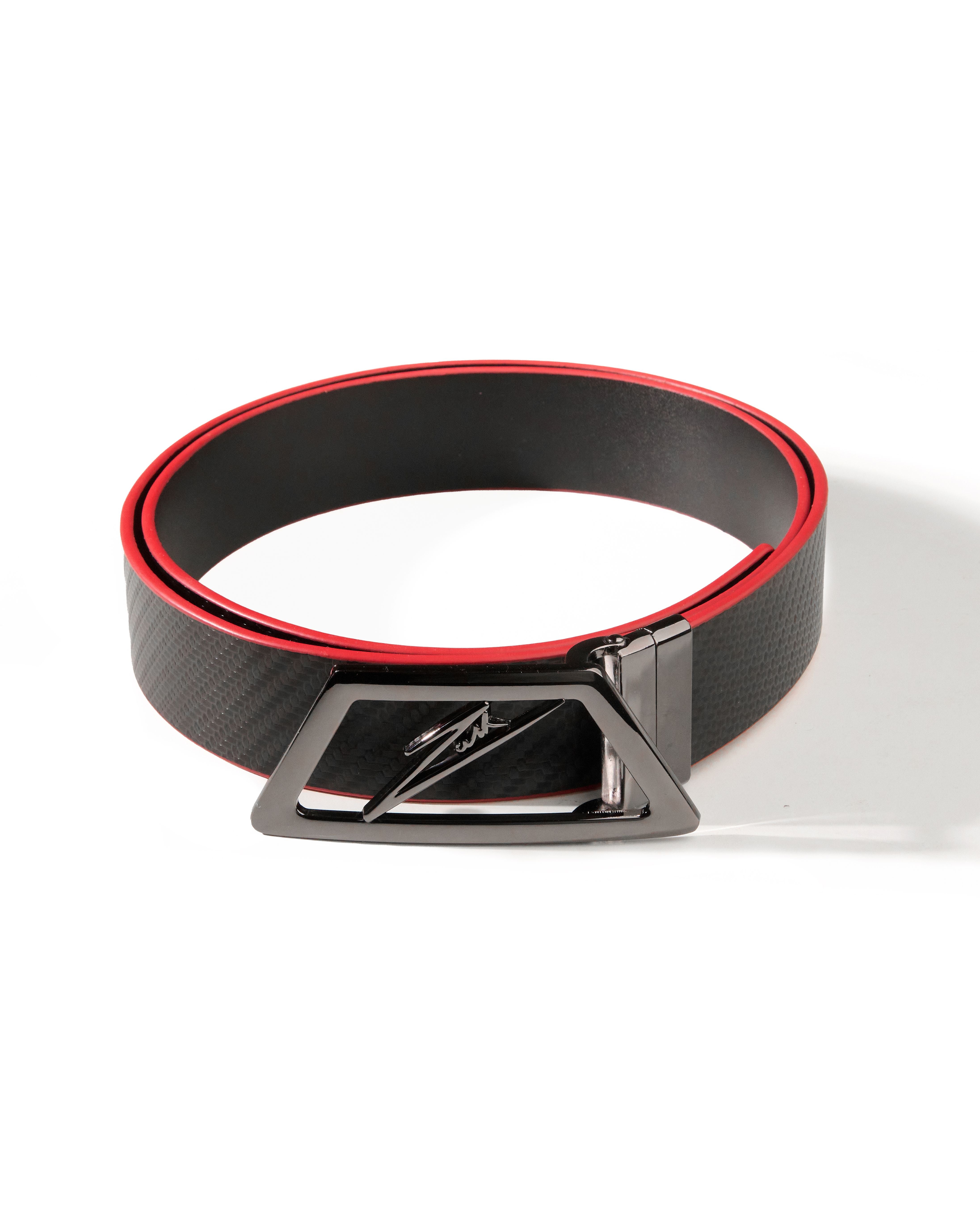 Gunmetal Premium Leather Belt