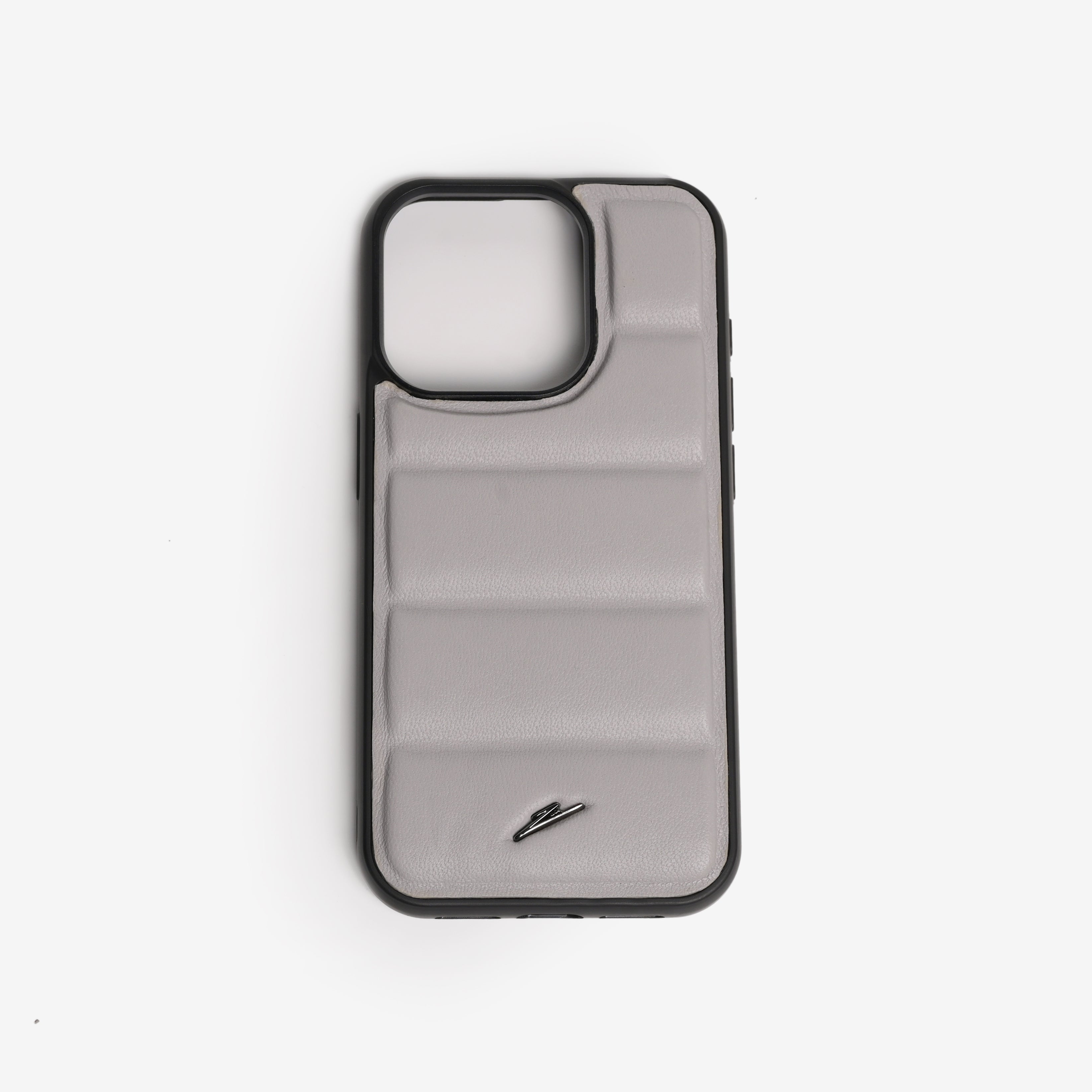 iPhone 15 Series Leather Case - Grey