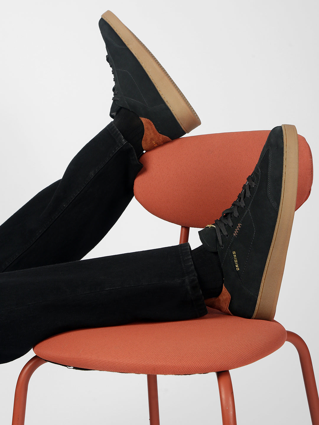 CHARCOAL - Everyday Black Suede Sneakers