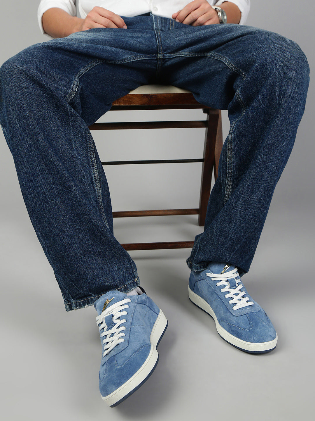 AZURE - Everyday Blue Suede Sneakers