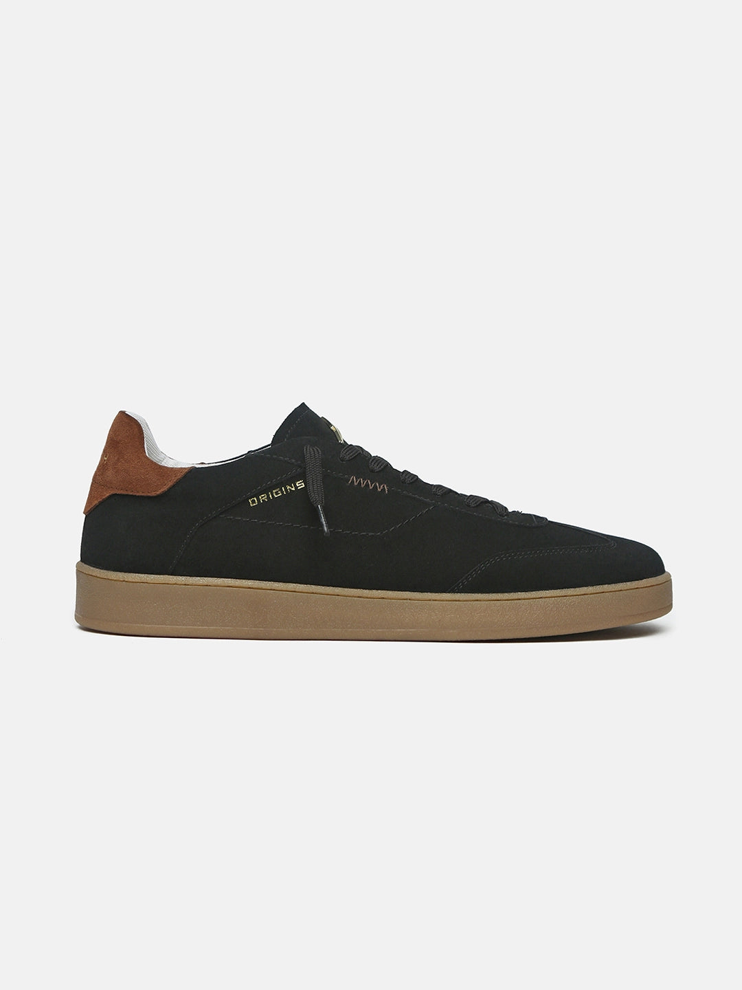 CHARCOAL | Genuine Leather Low-Top ZEESH India
