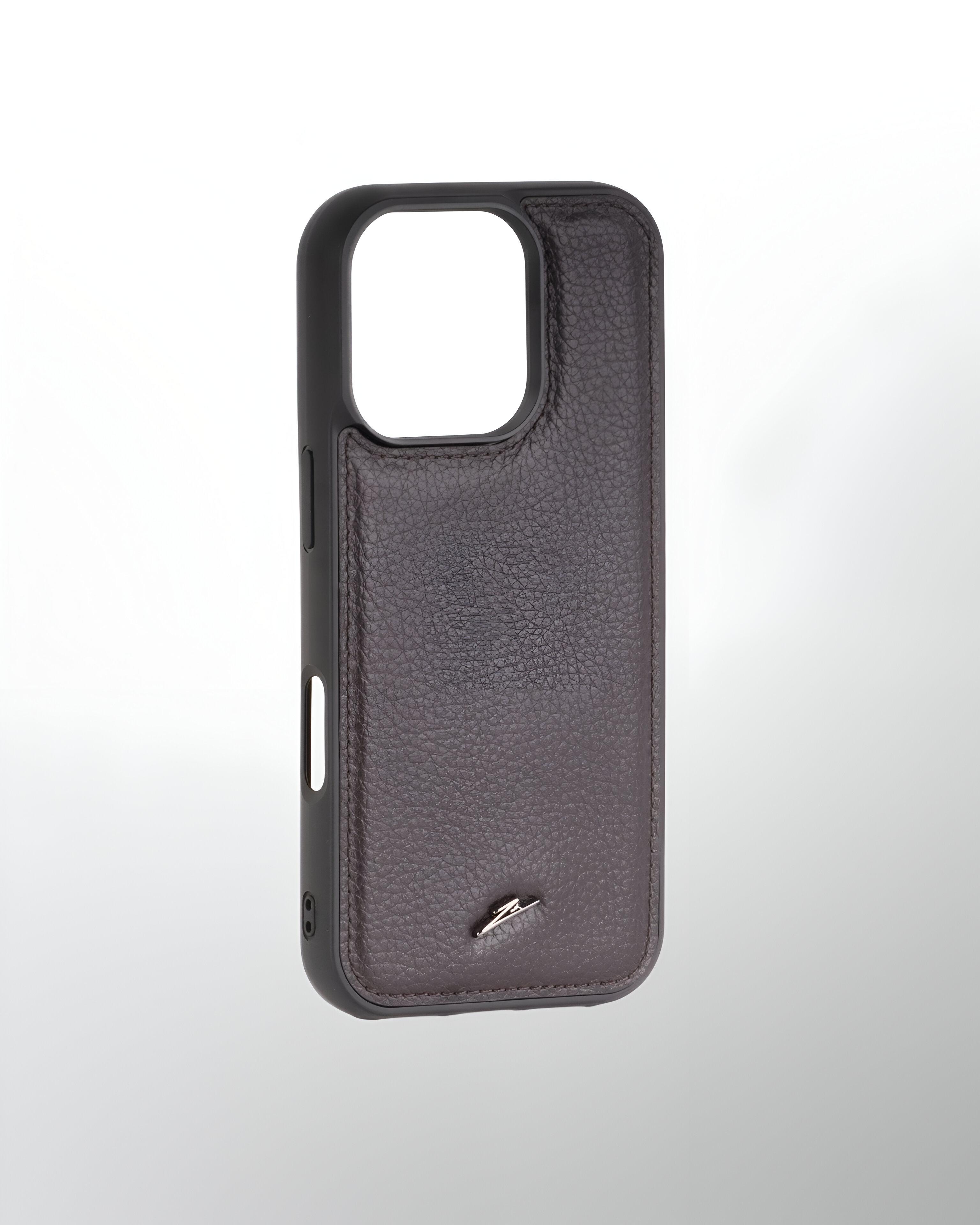 iPhone 16 Series MagSafe Leather Case - Brown