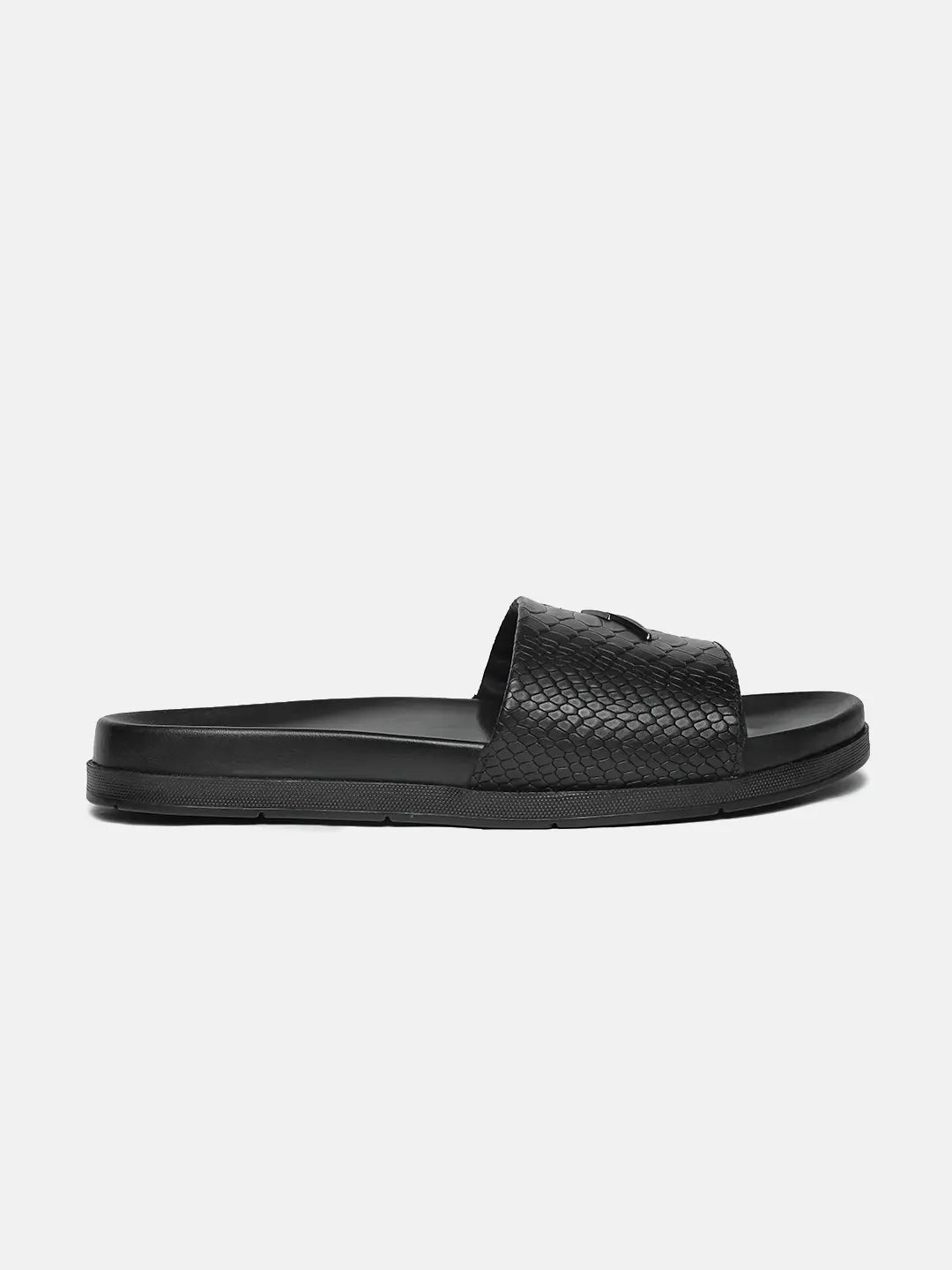 Obsidian Python Runner OBSIDIAN PYTHON | Genuine Leather Sliders - ZEESH India