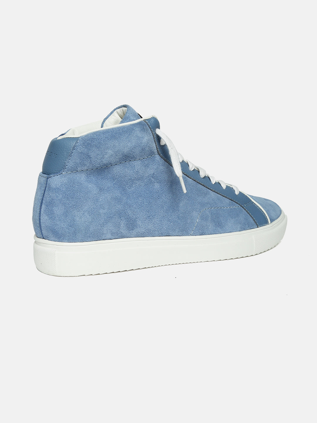 ZH II - SKY - Blue Mid-Top Suede Sneakers