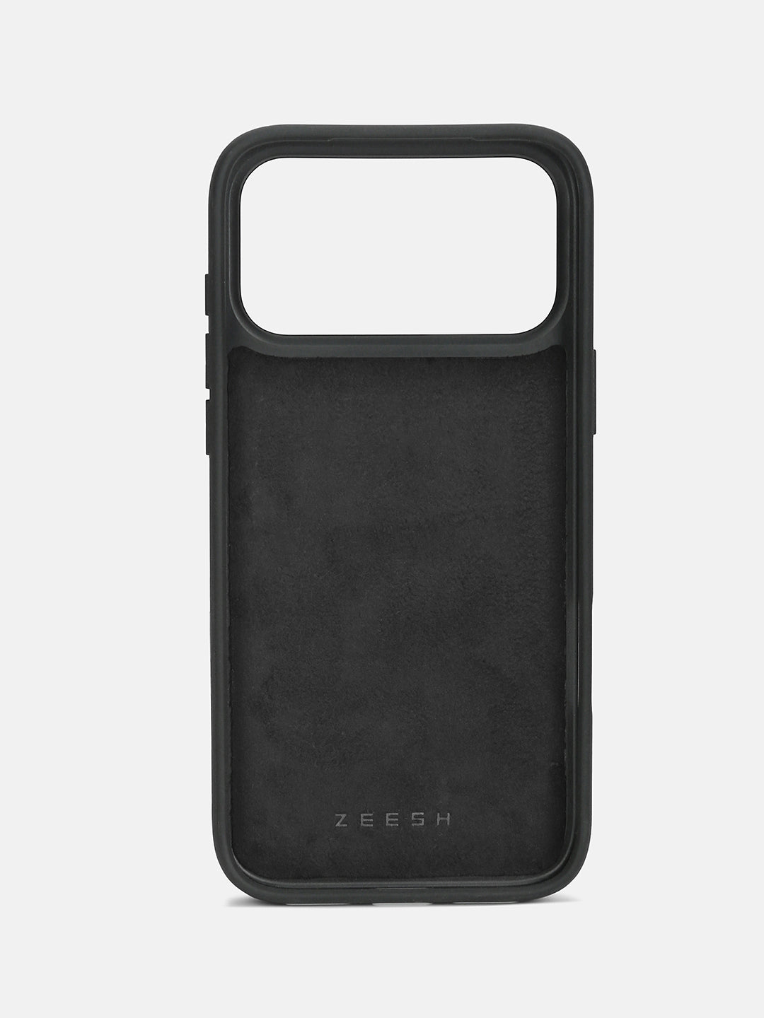 iPhone 17 Pro Max Series - Matrix Embossed Leather Black