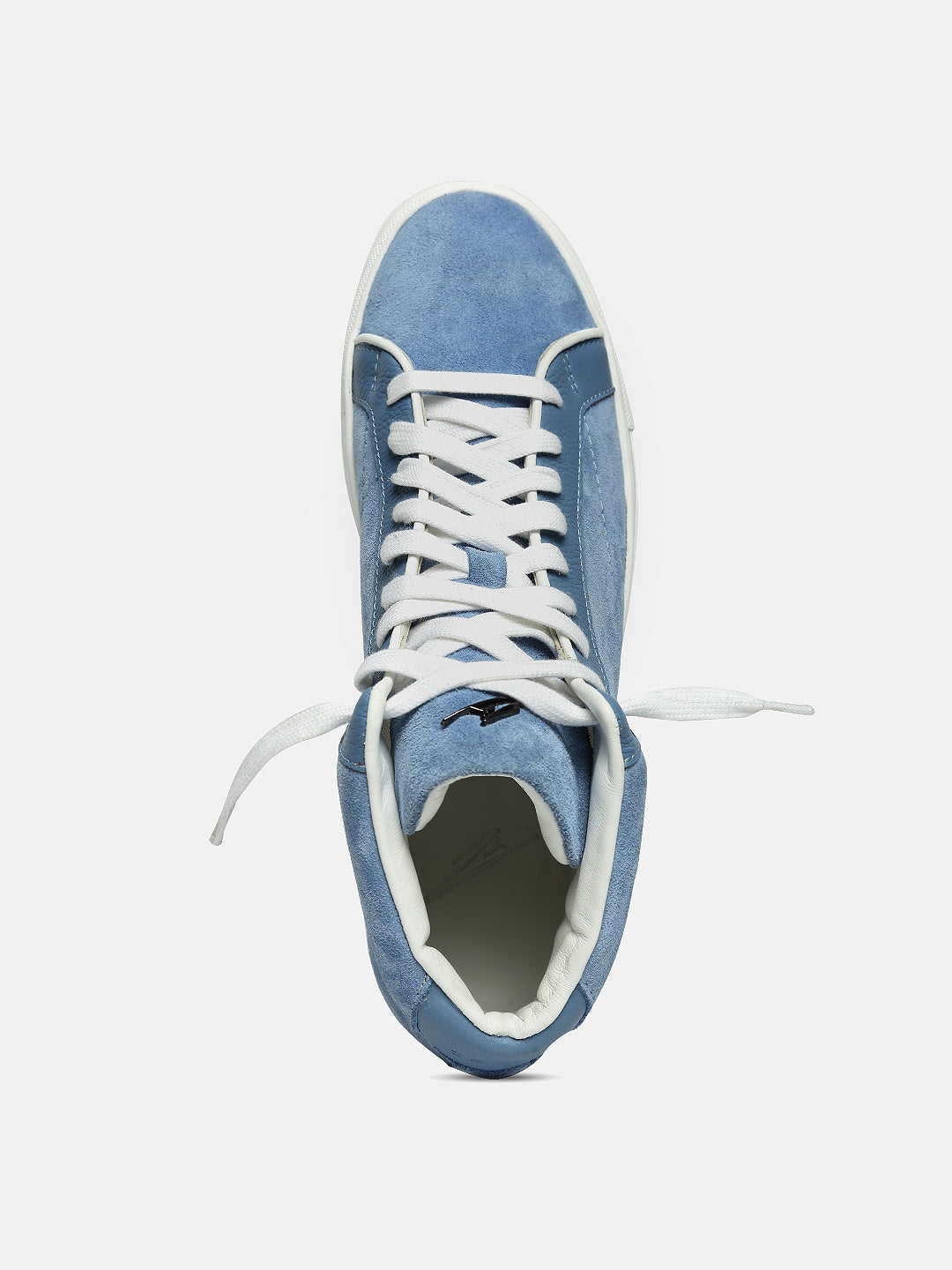 ZH II - SKY - Blue Mid-Top Suede Sneakers