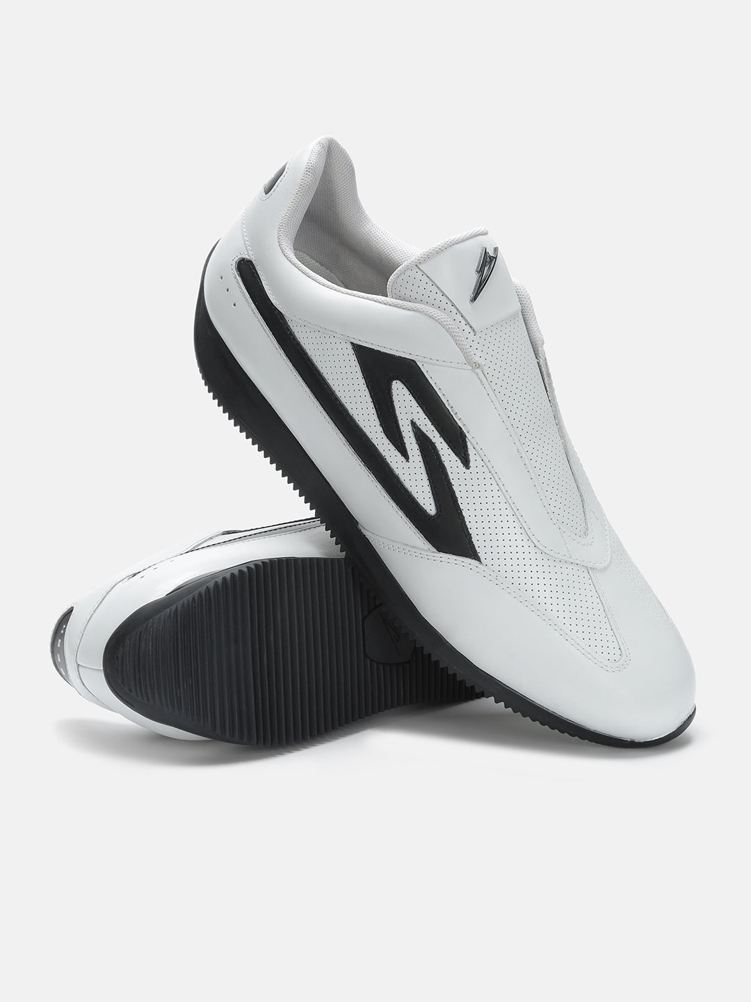 MONZA NITRO Premium Leather Sneakers White
