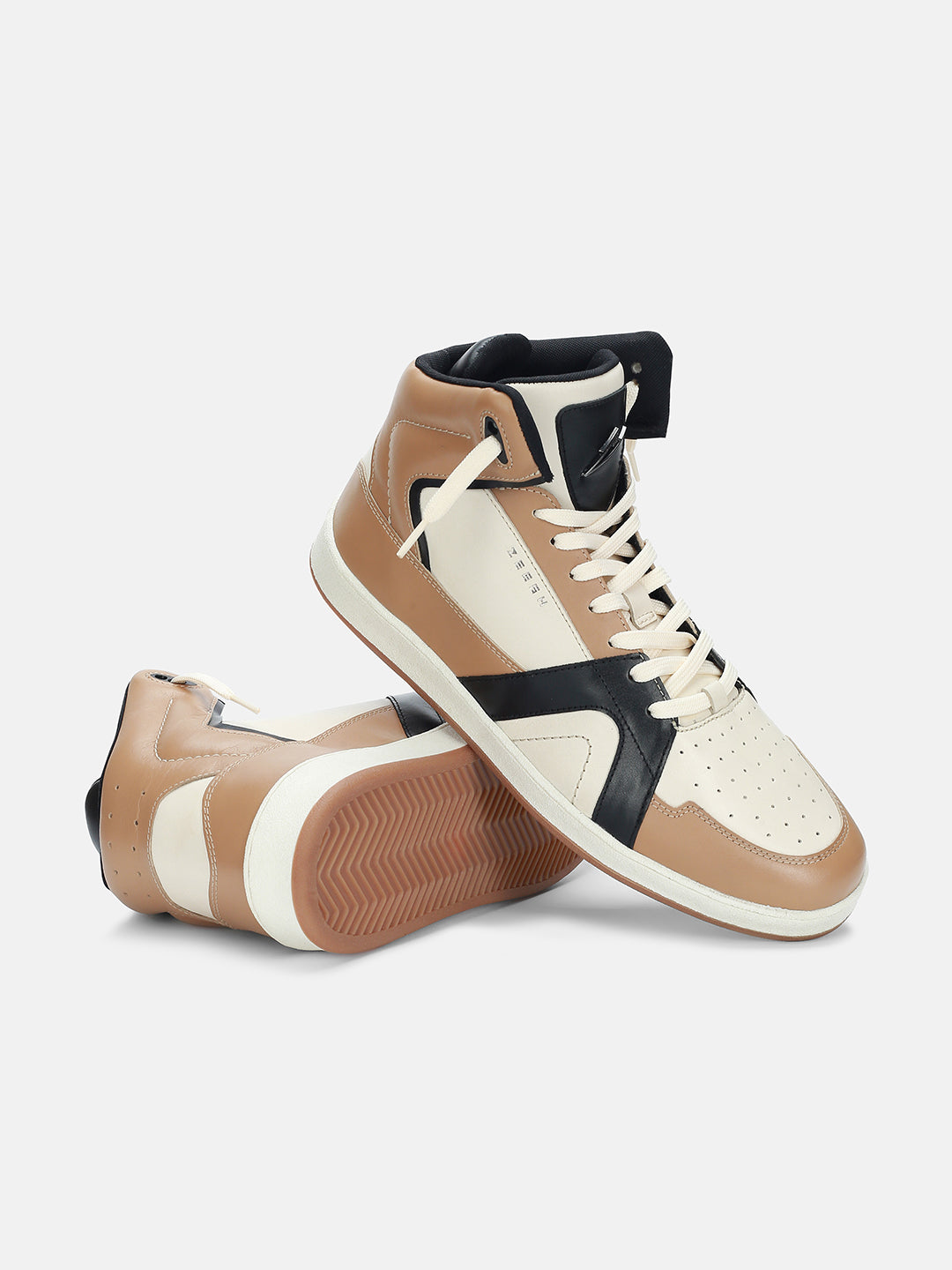 SAFARI High Top Premium Leather Sneakers