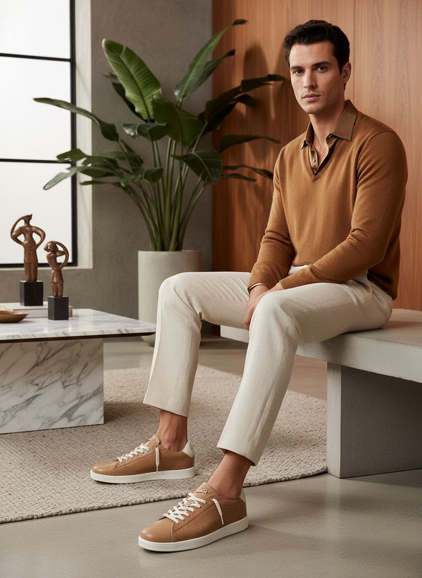 BRONACODA Premium Leather Sneakers