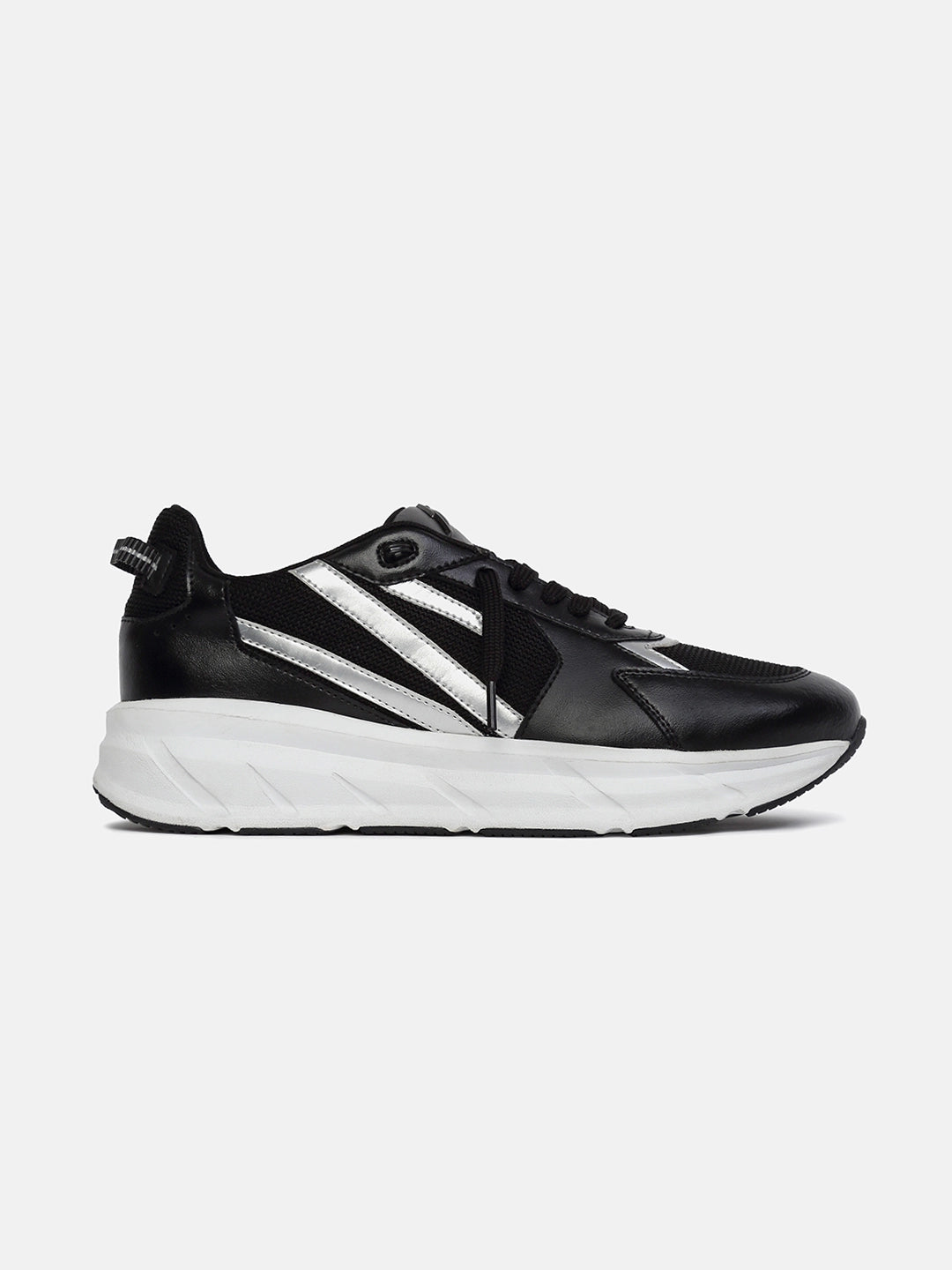 DARKSHIFT - Black Sports Sneakers