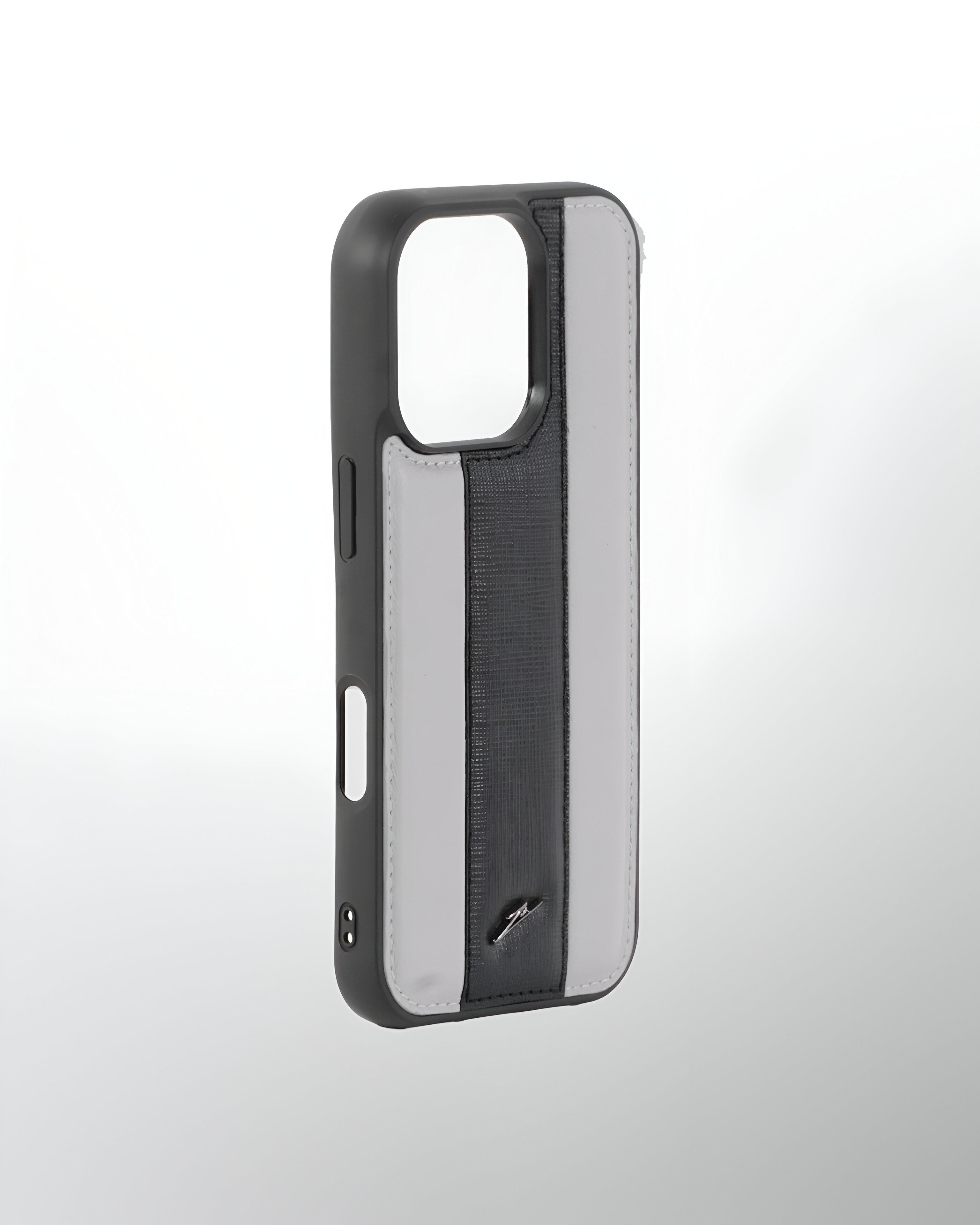 iPhone 16 Series Leather Case with MagSafe (Sporty Grey)