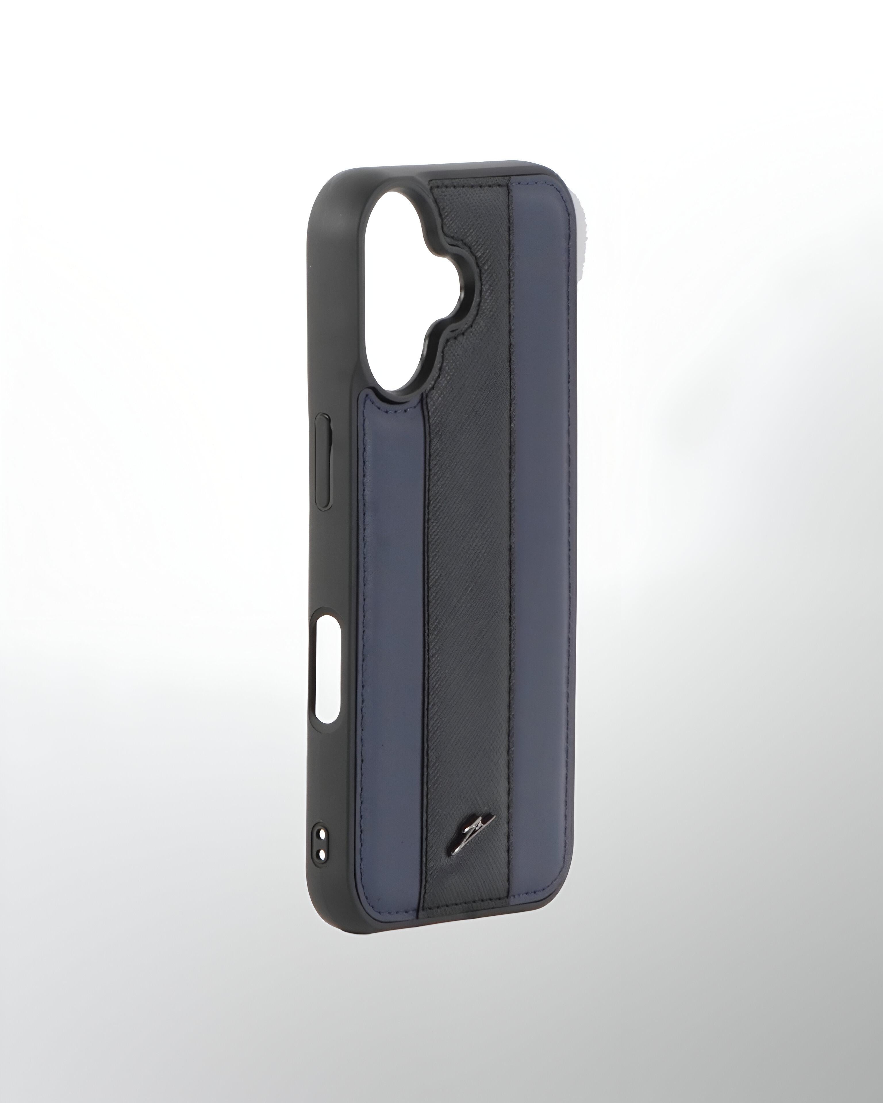 iPhone 16 Series Leather Case with MagSafe (Sporty Navy)