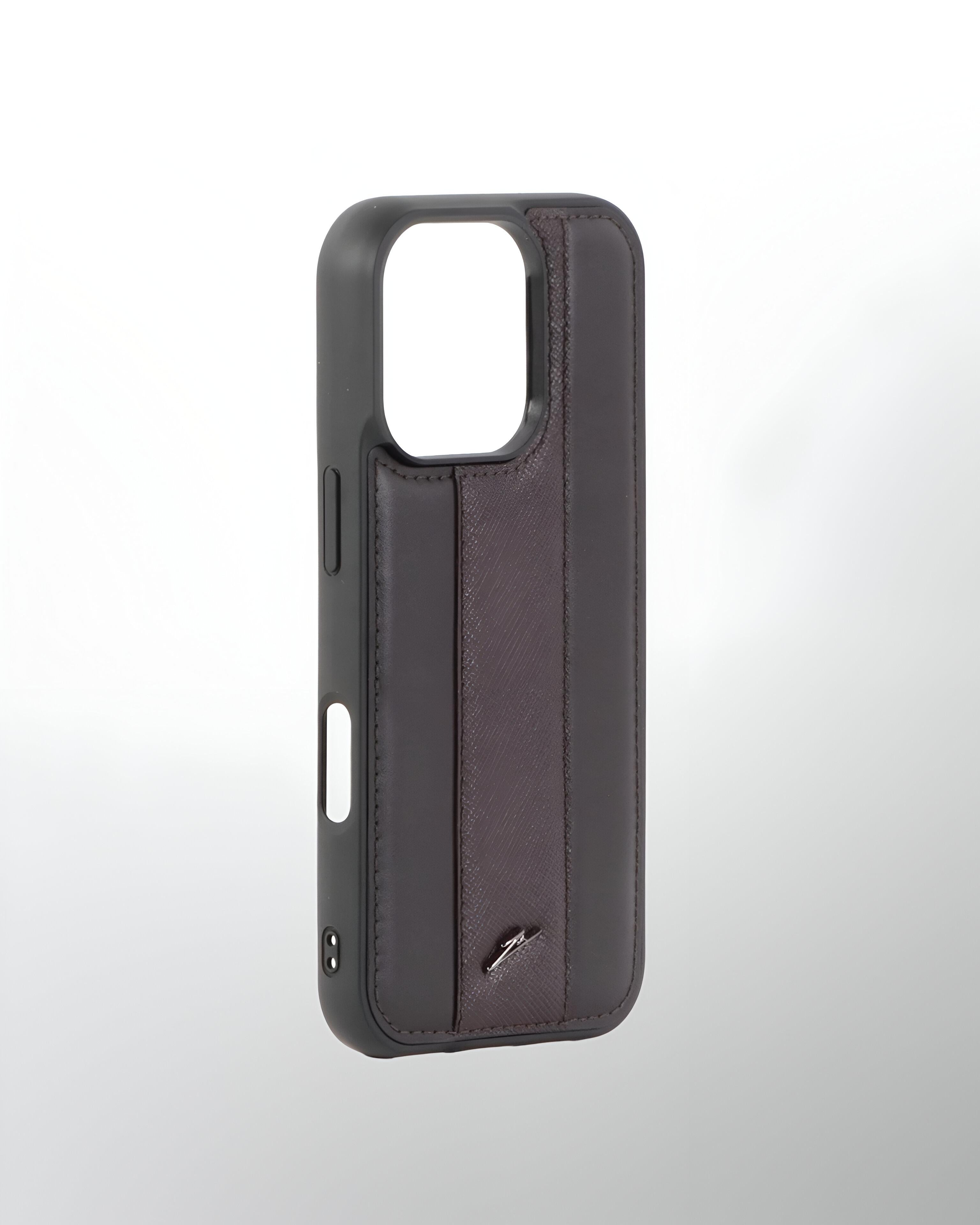 iPhone 16 Series Leather Case with MagSafe (Sporty Brown)