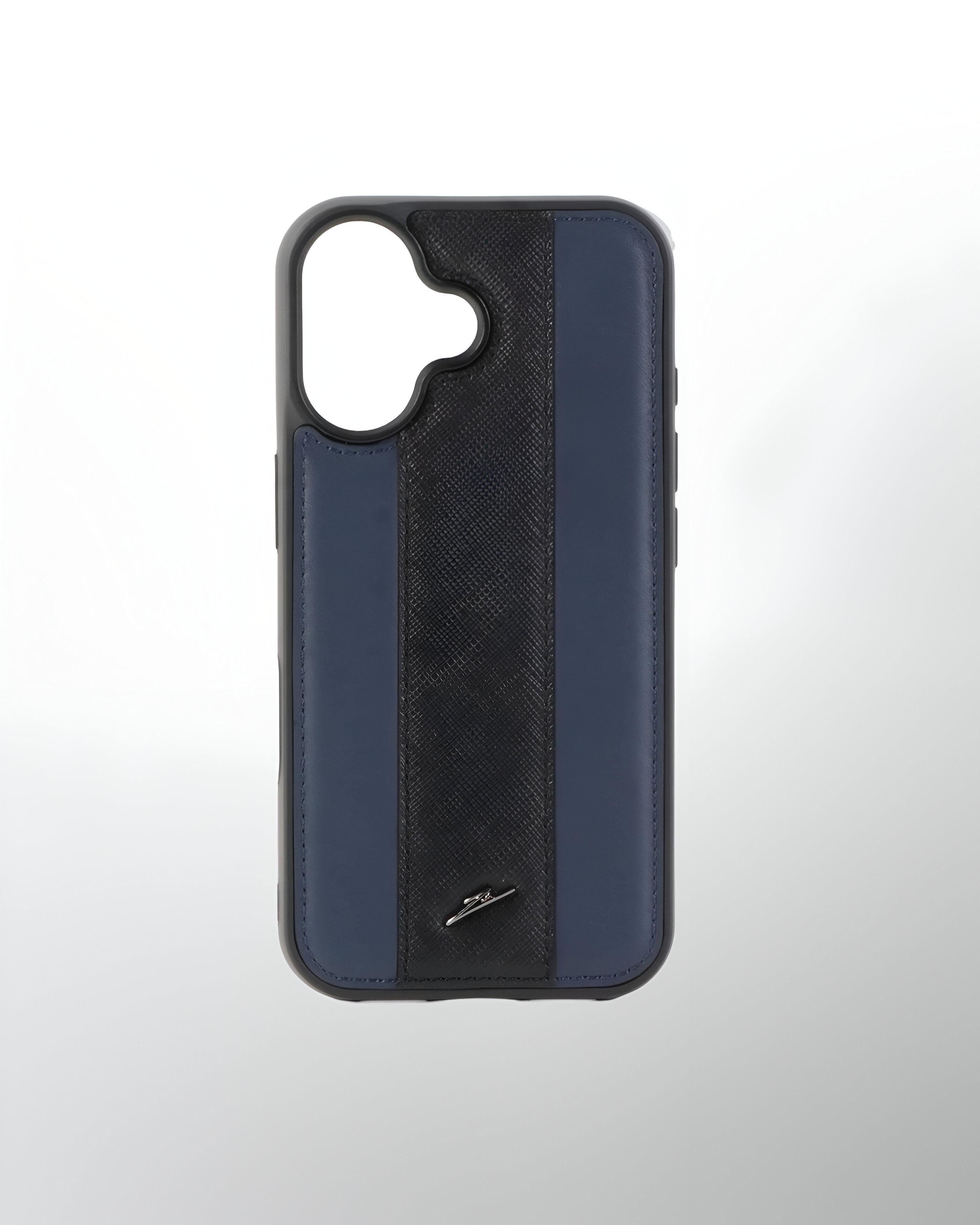 iPhone 16 Series Leather Case with MagSafe (Sporty Navy)