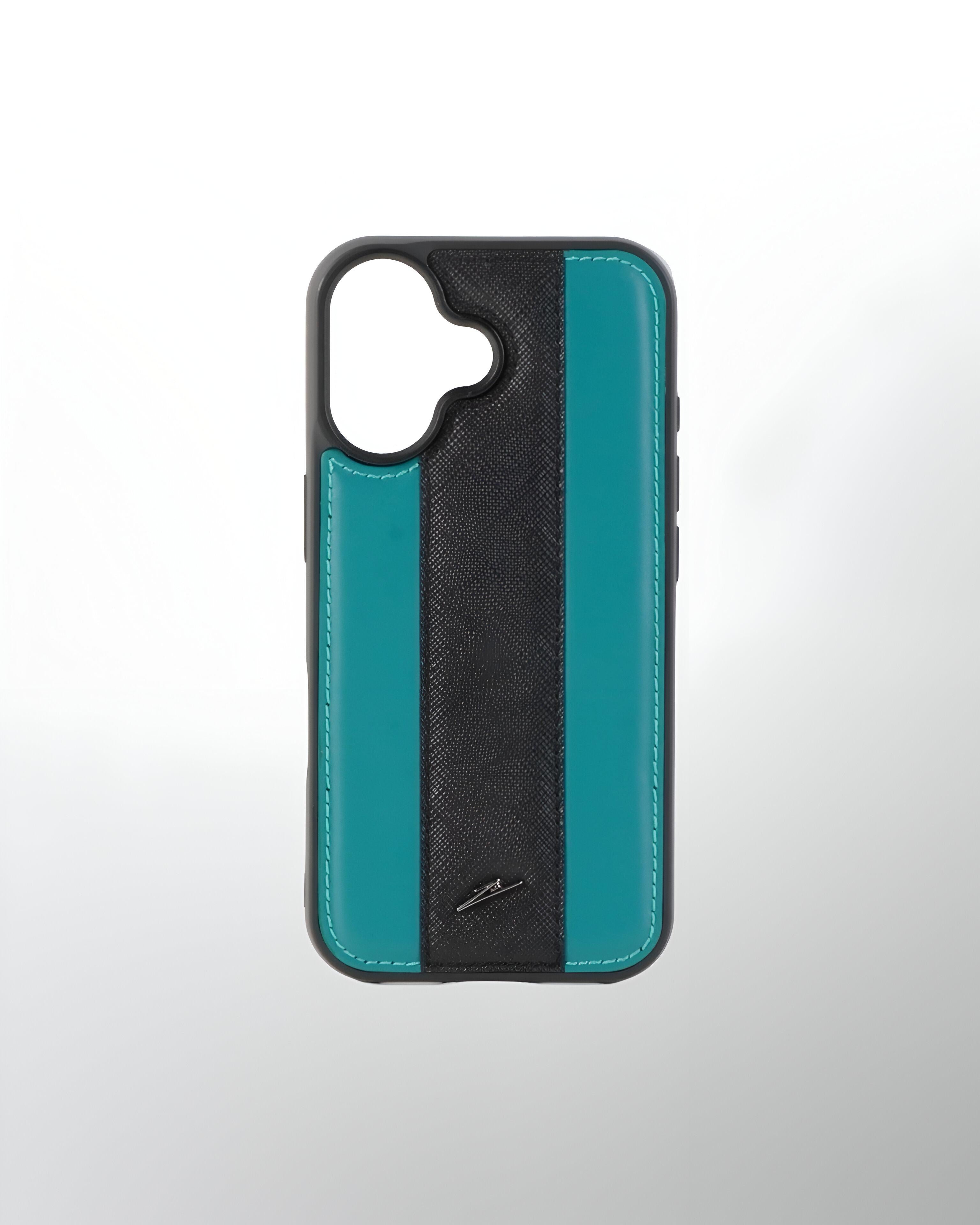 iPhone 16 Series Leather Case with MagSafe (Sporty Teal)